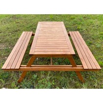 Стол садовый скамья Дятел G-TC-001WO