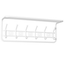 Вешалка с полкой Ажур 80 см (белый) ВСПА 203 Б