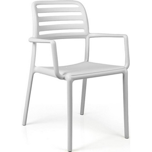 Пластиковое кресло Costa белый