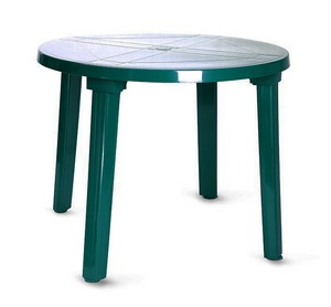 Стол круглый 102001 зелёный