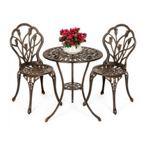 Кофейный комплект из литого алюминия Тюльпан (Tulip) Bronze