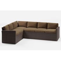 Угловой диван Кингстон (Kingston) dark brown