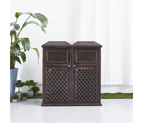 Двойная урна из литого алюминия