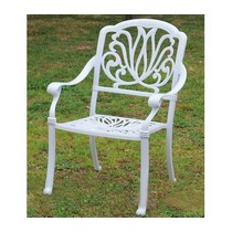 Кресло из литого алюминия Феникс (Fenix) white
