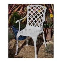 Кресло из литого алюминия Седона (Sedona) white