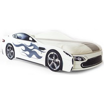 Кровать для детей с подъемным механизмом Бондмобиль белый