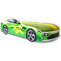 Кровать для детей с подъемным механизмом Бондмобиль зеленый