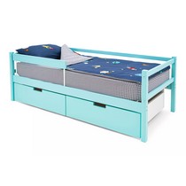 Кровать тахта для детей Бельмарко Svogen, цвет: мятный