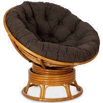 Кресло механическое из натурального ротанга Papasan (Папасан) 23-01B (37-7-147) коньячное