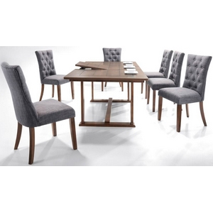Обеденный комплект мебели LWM-SFG-15105I32-E400_LW1509 (6 кресел и стол)