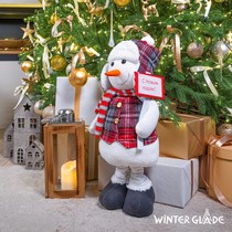 Фигурка Снеговик 90 см на телескопических ногах F4190