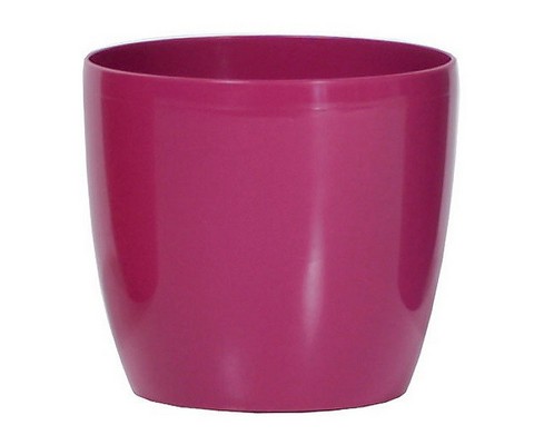 Кашпо для цветов Coubi Round DUO090-235C фуксия 0.5 л