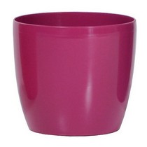 Кашпо для цветов Coubi Round DUO090-235C фуксия 0.5 л