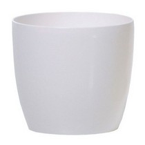Кашпо для цветов Coubi Round DUO090-S449 белый 0.5 л