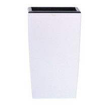 Кашпо для цветов Coubi Sguare High DUW160-S449 белый 2 предмета 3 и 4 л