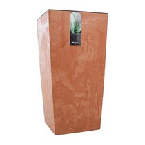 Кашпо для цветов UrbiI Square Effect DURS325E-R624 терракотовый 2 предмета 21 и 49л