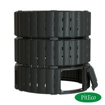 Компостер Piteco 1000 л чёрный