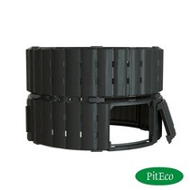 Компостер Piteco 670 л чёрный
