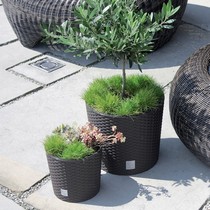 Кашпо для цветов Rato Round DRTUS300L-S433 15 и 15,3 л (антрацит)