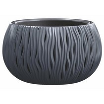 Кашпо для цветов Sandy Bowl DSK370-S433 9 л (антрацит)