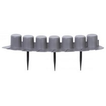 Бордюр для сада Palisada 4,05 м (серый)