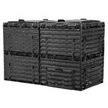 Компостер Piteco с крышкой 600 л (черный)