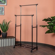 Напольная вешалка для одежды Helex Home W-12 черная/серебристая