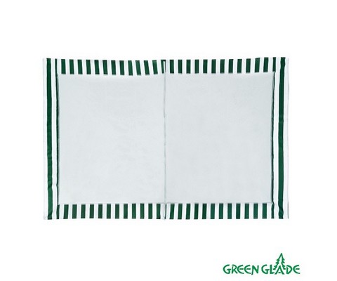 Стенка для садового тента Green Glade 4130 1,95х2,95м полиэстер с москитной сеткой зеленая