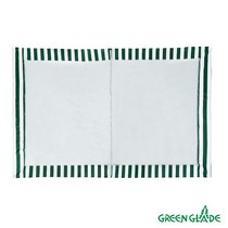 Стенка для садового тента Green Glade 4130 1,95х2,95м полиэстер с москитной сеткой зеленая