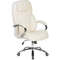Кресло для руководителя LMR-114B, цвет: кремовый