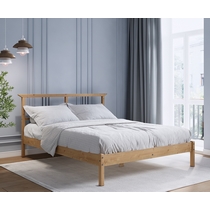 Кровать двуспальная Войвыв 140x200 (светло-коричневый)