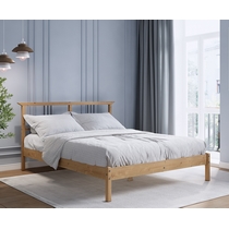 Кровать двуспальная Войвыв 160x200 (светло-коричневый)