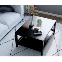 Стол журнальный Кодзув 75x60 (черный)