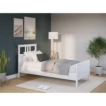 Кровать односпальная Кымор 90х200 (белый)