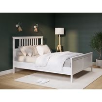 Кровать двуспальная Кымор 160х200 (белый)