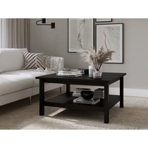 Стол журнальный Кымор 90х90 (черный)