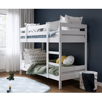 Кровать двухъярусная Ош 90x200 (белый)