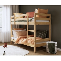 Кровать двухъярусная Ош 90x200 (светло-коричневый)