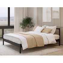 Кровать двуспальная Ускар 140x200 (черный)