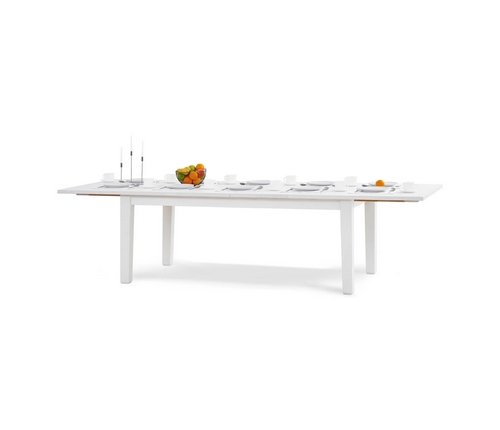 Стол раздвижной Шань 201-293x105 (белый)