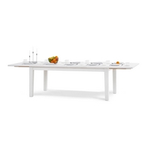 Стол раздвижной Шань 201-293x105 (белый)