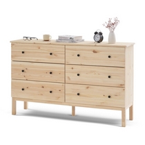 Комод Тирана 6 ящиков 155х95х39 (сосна)