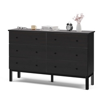 Комод Тирана 6 ящиков 155х95х39 (черный)