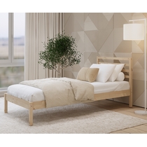 Кровать односпальная Тирана 90x200 (сосна)