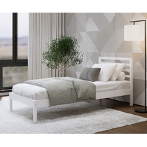 Кровать односпальная Тирана 90x200 (белый)