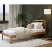 Кровать односпальная Тирана 90x200 (светло-коричневый)