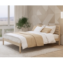 Кровать двуспальная Тирана 140x200 (сосна)