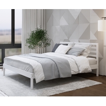 Кровать двуспальная Тирана 140x200 (белый)