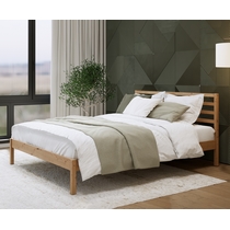 Кровать двуспальная Тирана 140x200 (светло-коричневый)