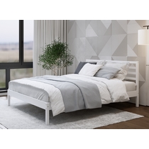 Кровать двуспальная Тирана 160x200 (белый)